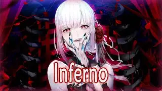 Nightcore - INFERNO | Sub Urban & Bella Poarch (Rock Version) Lyrics