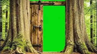 Forest Door Opening Green Screen | Green Screen Effect & VFX