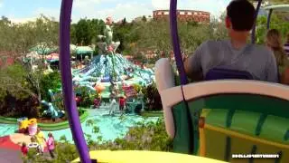 POV - High in the Sky Seuss Trolley Train Ride - Dr. Seuss Ride - Islands of Adventure