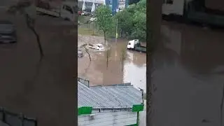 Москва ливень - Ясенево. 28.06.2021