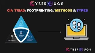 CyberBugs Courses | CIA triad | Foot printing Types and Methods | Whois | Web Tech | In Hindi