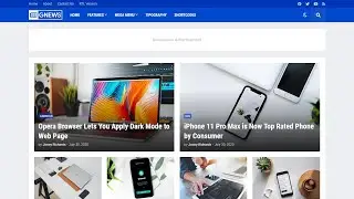 GNews  - Responsive Magazine Blogger Template