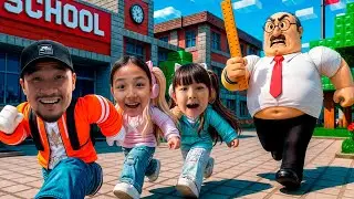МЕКТЕПТЕН ҚАША АЛАМЫЗБА📚 ӨТЕ ҚАТАЛ МҮҒӘЛІМ ҚУАЛАДЫ БІЗДІ😱 ROBLOX🎮