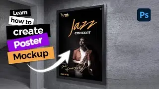 Poster mockup Photoshop Tutorial