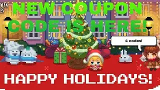 Guardian Tales Christmas COUPON CODE! it's 4 codes!