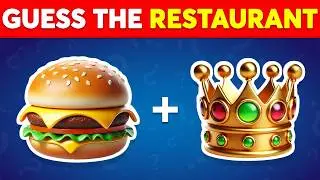Guess The Fast Food Restaurant and Food By Emoji? | Emoji Quiz