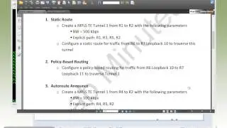 LabMinutes# SP0019 - Cisco MPLS TE Tunnel Forwarding (Part 1)