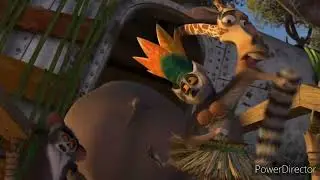 Madagascar: escape 2 Africa: gloria's butt gets stuck and pushed
