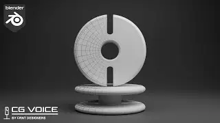 Simple cutout design on cylinder _ blender subdivision surface modeling