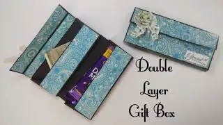 DIY Rakhi Gift Box | Double Pocket Gift Box | Raksha  Bandhan Gift For Sister | Tutorial