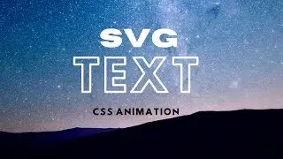 SVG Text Effect | CSS Animation Examples
