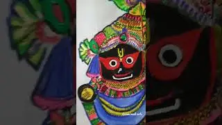 जगन्नाथप्रभु और कृष्णाजी काdrawing #Jaganathdrawing #krishnaartshorts #youtubeshorts #Laxmimudiarts