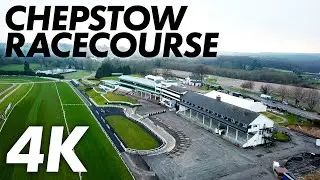 Chepstow Racecourse - Piercefield Park, Chepstow, UK - 4K Drone Flyover