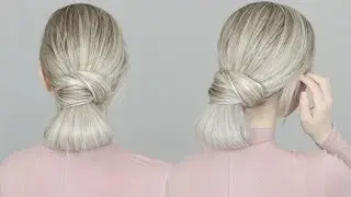 HOW TO: Simple Bun Hair Tutorial | EASY