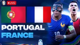 🔴🇵🇹🇫🇷 PORTUGAL - FRANCE LIVE / 🚨ALLEZ LES BLEUS! ON VEUT LES DEMIS! / 1/4 EURO 2024 / EURO 2024 LIVE