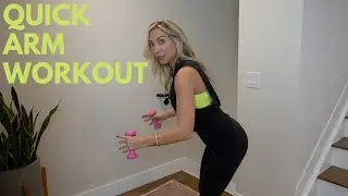 QUICK AT HOME ARM WORKOUT-  2 LB Weights