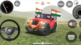 Doller (song) New Red Mahindra Thar 😈 || village offroading 💥 || (Android gameplay) || 