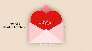 Pure CSS Heart in Envelope