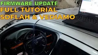 Updating Engine Firmware via Vediamo & SDFlash after replacing the engine 3.0 with 3.5 Mercedes W211