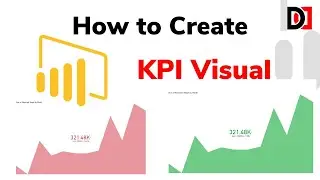 How To Create KPI Visual in Power BI in HINDI | Create KPI Visual in Power BI 2023 | DevDuniya