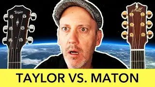 Taylor 314 CE vs Maton EBG 808 C - Acoustic Guitar Shootout | Adam Rafferty