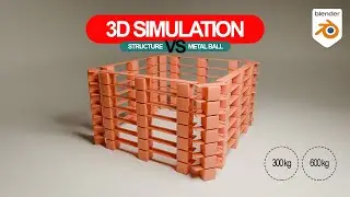 Testing the strength of a 3D structure