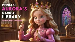 Princess Aurora's Magical Library: A Quest of Wisdom and Friendship | Bedtime Stories | Fairy Tales