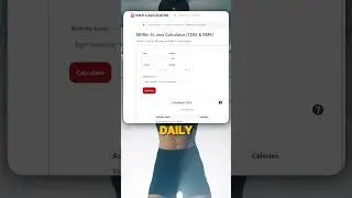 How many calories does your body need just to exist? 🤔