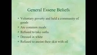 Brief introduction to the Essenes and Qumran Community