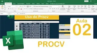 Aula de #Excel   - PROCV AULA 02