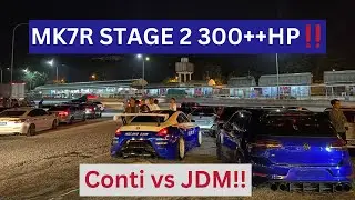 MK7R STAGE 2 300++HP Crazy Uphill Speed #350Z #EK9 #COLT #FK8 #viral #gohtong #genting #touge #karak