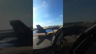 Blue Angel Aircraft Takeoff
