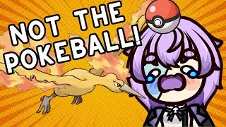 Catching Moltres in a Pokeball