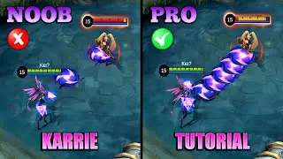 KARRIE TUTORIAL 2023 | MASTER KARRIE IN JUST 13 MINUTES | BUILD, COMBO AND MORE | MLBB