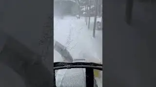 John Deere 44 inch blower in action