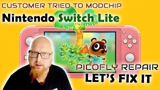Another Customer broke his Nintendo Switch Lite trying to mod it. Let's fix it!