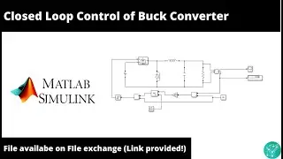 Closed Loop Control of Buck Converter (DC-DC) Simulation in MATLAB/Simulink!