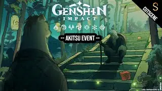 Youkai's Kamai and the Samurai Full Story with True Ending! Akitsu Event Genshin Impact (Cutscene)
