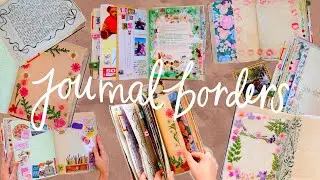 Easy Junk Journal Page Ideas | BORDERS ✿