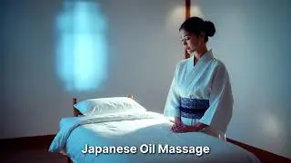 ASMR Massage techniques Japanese Massage  oil  Pijat Jepang ASMR Bamboo Therapy Japan