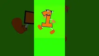 GREEN SCREEN ANIMATED NUMBER ONE| 