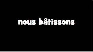 CONJUGAISON = Bâtir = Indicatif Présent