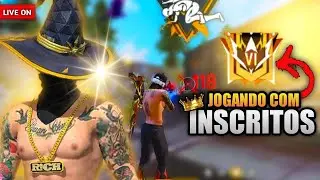💥🔴AO VIVO FREE FIRE | JOGANDO COM INSCRITOS SO VAPO 🤩💥🔴 #FREEFIRE
