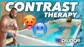 Cold Plunge & Sauna - My First Contrast Therapy Experience 🥶🥵🥶