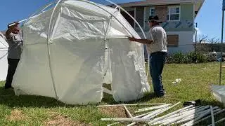 Tent setup