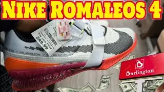 👉🏼 Nike Men’s Romaleos 4 SE Rawdacious White Weightlifting Shoes at Burlington ..