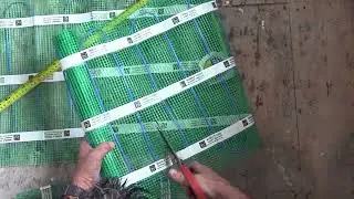 How to Install Floor Heating TempZone Flex Rolls Under Tile with Self-Leveling Concrete