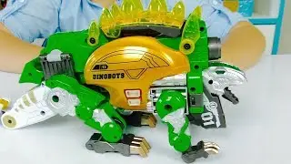 ТРАНСФОРМЕРЫ Роботы Для детей ДИНОЗАВР Dinobots для мальчиков Распаковка