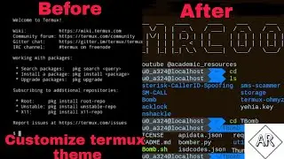 How to customise Name and theme of termux | How to edit termux shell