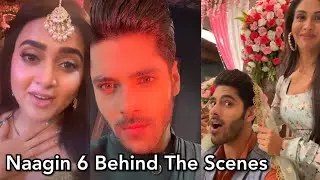 Pratha Simba Mahek Behind The Scene Naagin 6 | Telly Updates